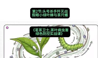 第02节：头号杀手歼灭战&mdash;&mdash;假眼小绿叶蝉与茶尺蠖，课程：《茗茶卫士&mdash;&mdash;茶叶病虫害绿色防控实战课》#识农AI