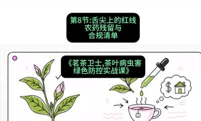 第08节：舌尖上的红线&mdash;&mdash;农药残留与合规清单，课程：《茗茶卫士&mdash;&mdash;茶叶病虫害绿色防控实战课》#识农AI